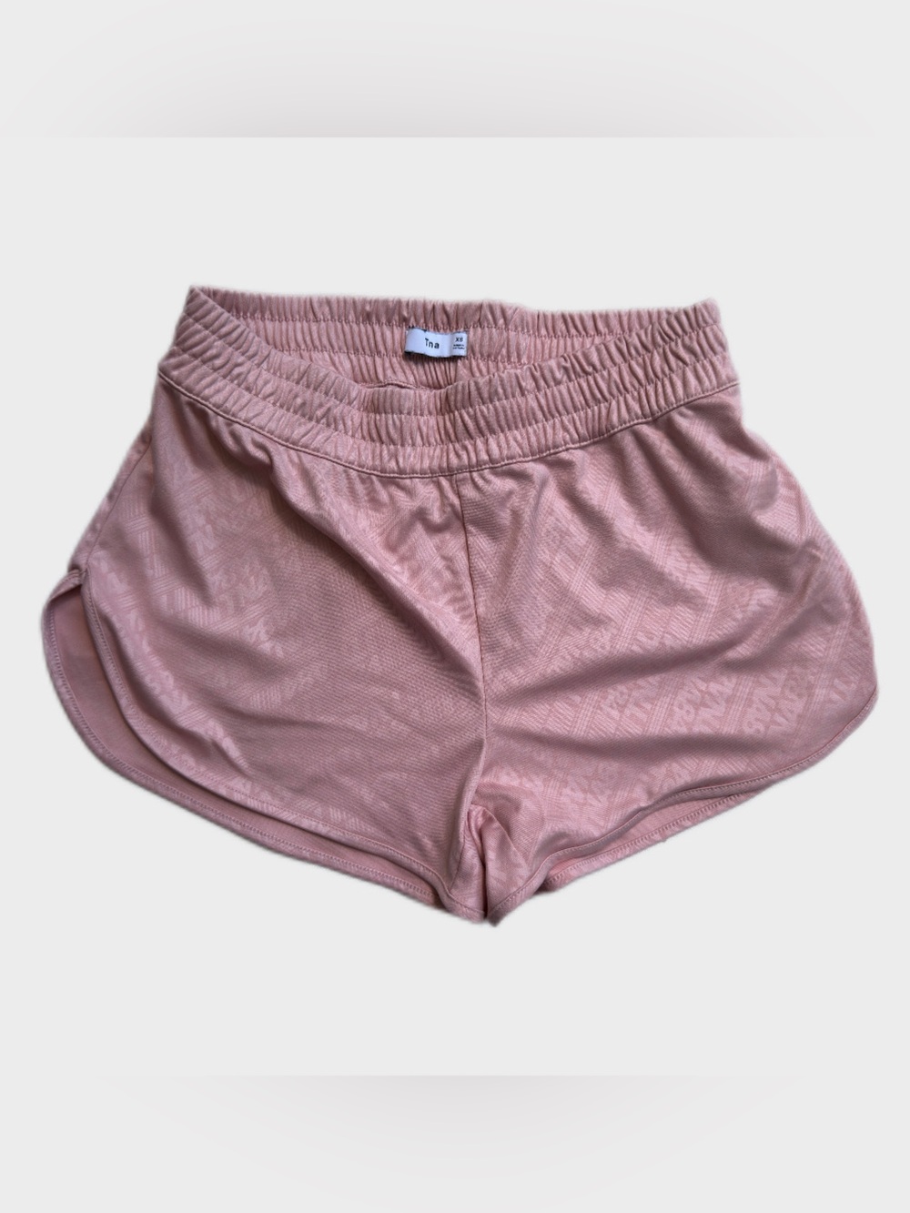 Tna Aritzia Pink Logo Print Soft Shorts Size XS